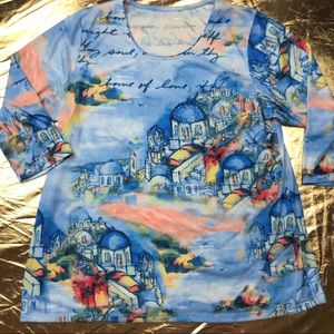 Allison Daley water color shirt pastel painting